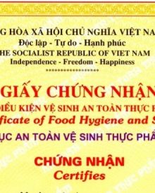 Làm Giấy Phép Vệ Sinh An Toàn Thực Phẩm – Thủ Tục, Điều Kiện & Hồ Sơ 2025
